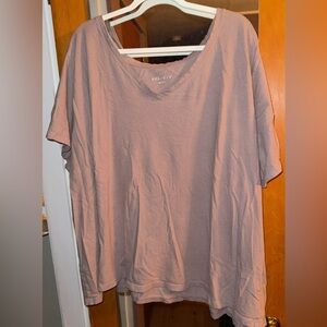 Ava & Viv Women's Soft Pink Short Sleeve Tee